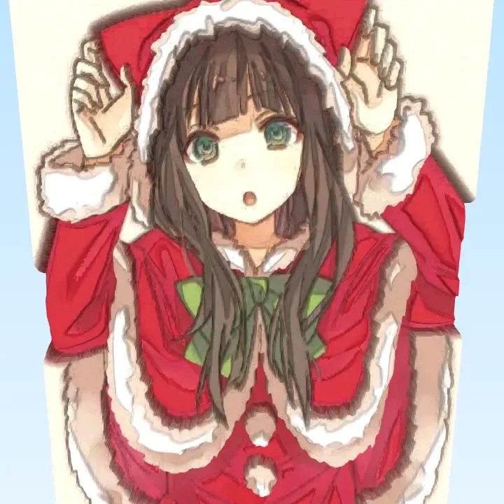 Anime Girl Noël Art🎄
