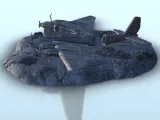 Airplane carcass of crashed Petlyakov Pe-8 - WW2 terrain-4