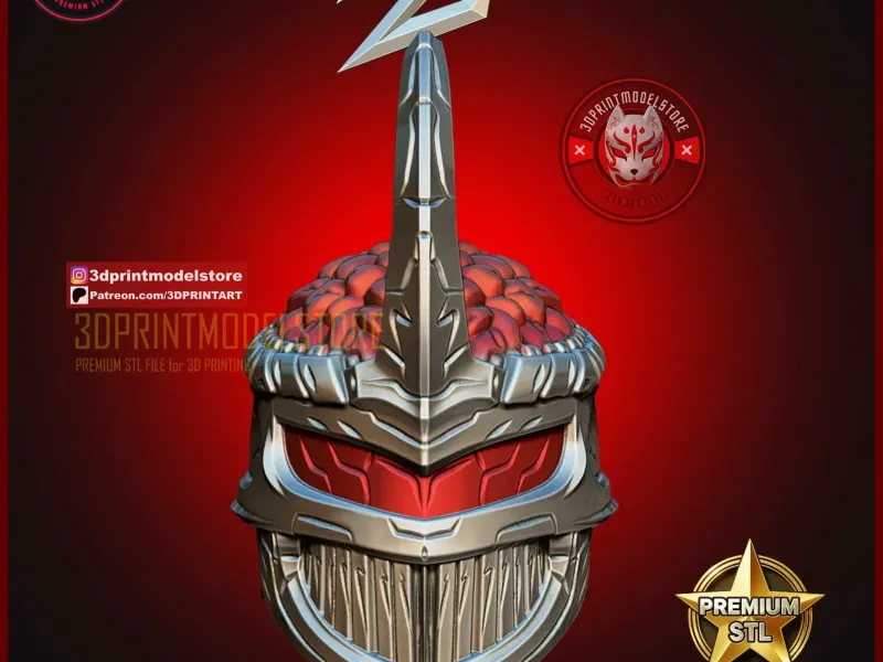 Lord Zedd Helmet - Mighty Morphin Power Rangers Cosplay Mask