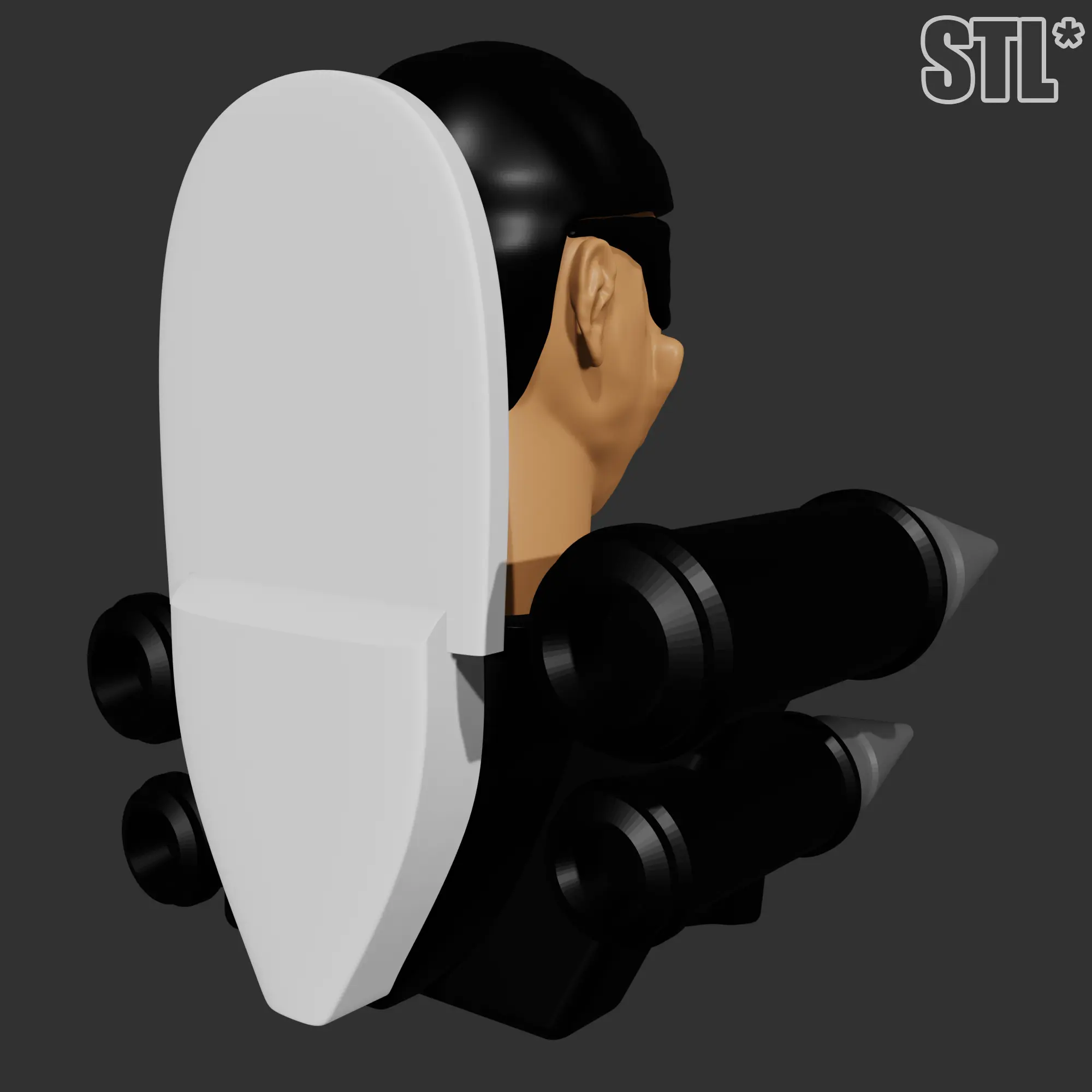 SKIBIDI TOILET - MISSILE SUNGLASSES TOILET | 3D FAN ART