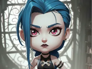 CHIBI JINX-LEAGUE OF LEGENDS