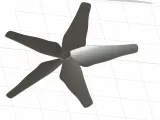 helice 5.5 pouce 5 pale V1-2