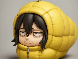 Aizawa EraserHead Sleeping Bag Keychain – My Hero Academia