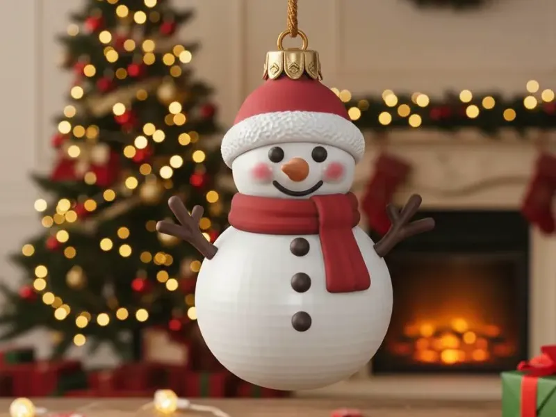 Magical Snowman Ornament