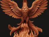 Rising Phoenix Statue | Fire Bird Mythology Figure-5