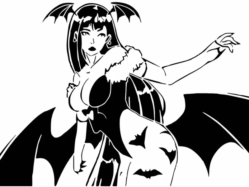 Morrigan stencil