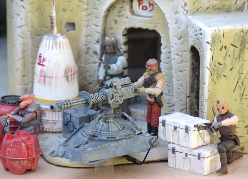 Star Wars The Mandalorian tripod Cannon (S1E1) 4"/6" Action 