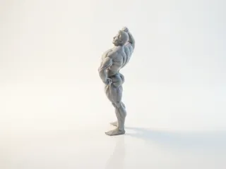 Buff Man Bodybuilder Figurine 3D Printable