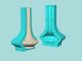Candle Mold A10 - Molding Maker Wick Template-3