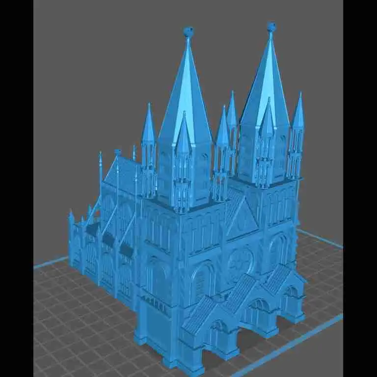 Gothic cathedrale 11 - scenery medieval miniatures warhammer