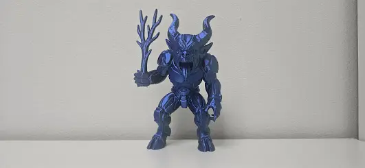 Mecha Demon with Birch Rods Christmas Robot