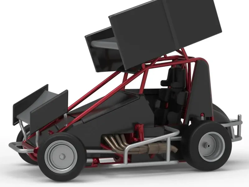 New Zealand Minisprint while turning Scale 1:25