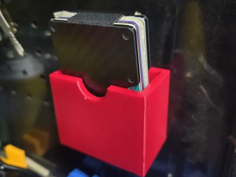 Peg Board Wallet holder