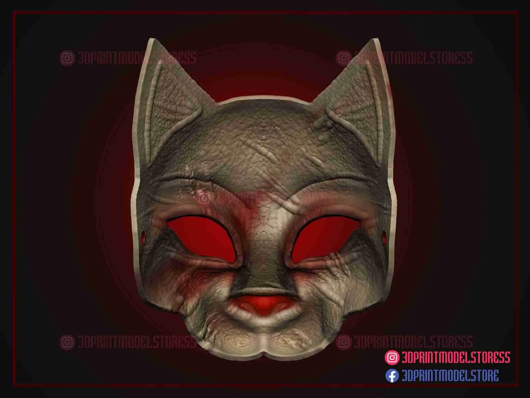 Dead by Daylight - Huntress Cat Mask - Halloween Cosplay