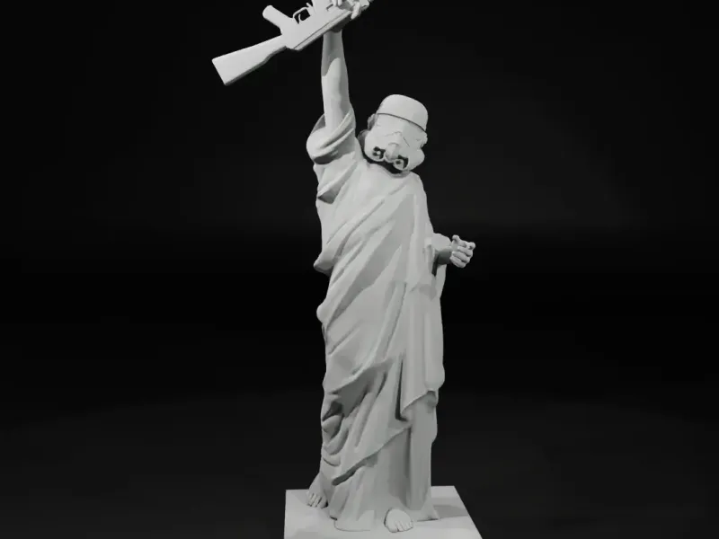 STATUIA LIBERTĂȚII - VERSIUNEA STARWAR - 3D PRINT