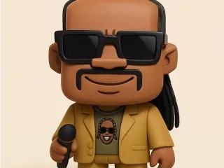 Chibi Stevie Wonder
