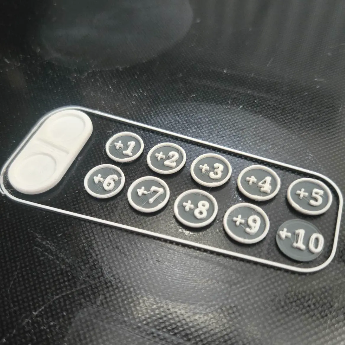 3D Printer Files | 3MF File | MTG +1 to +10 counters and holder 12mm