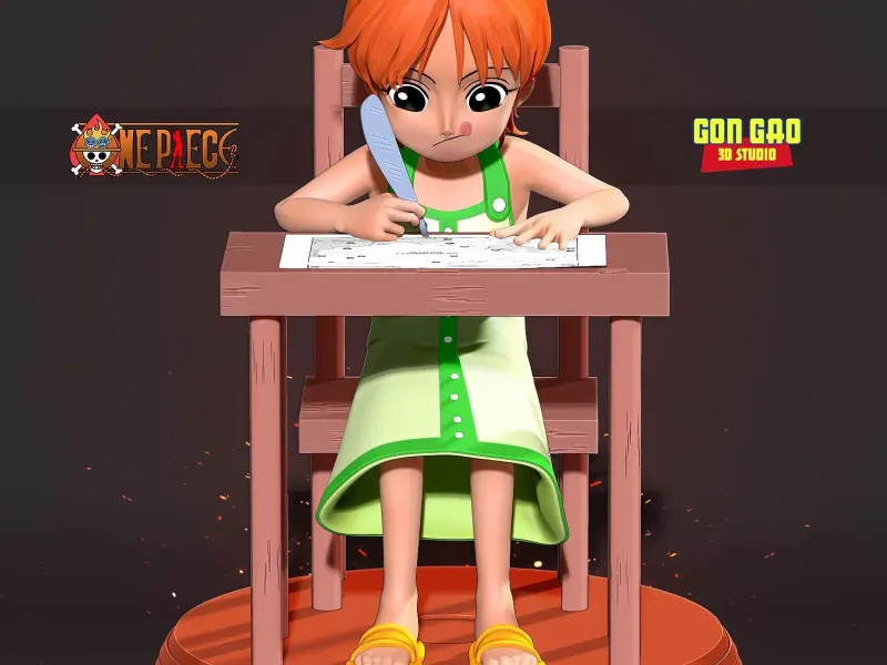 Kid Nami - One Piece Fanart