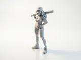 Bikini Batter Baseball Figurine Female 3D Printable-3