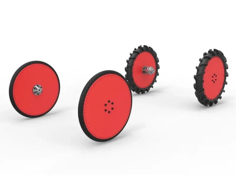 Wheel Set of Swamp buggy Scale 1:25