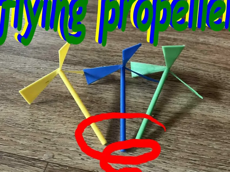 Amazing flying propeller