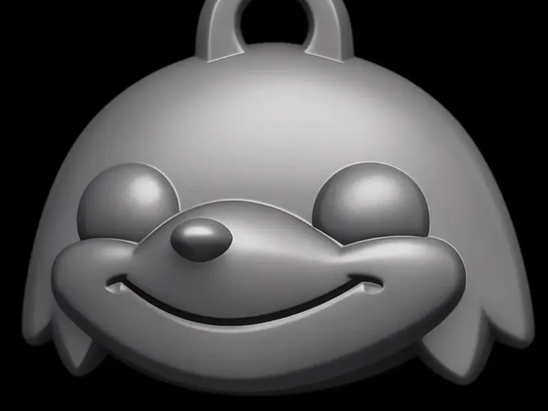 Ugandan Knuckles Cartoon Keychain