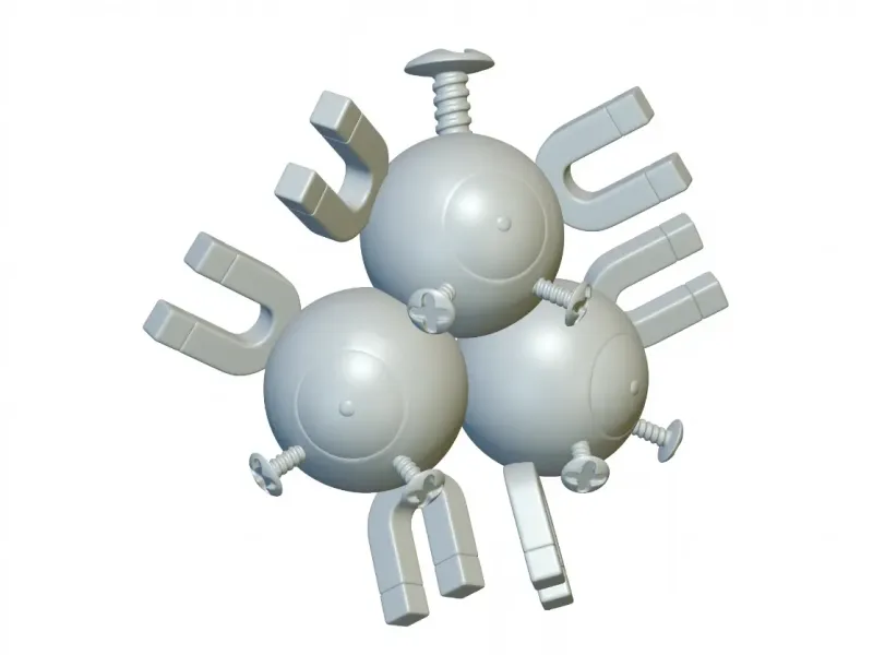 Pokemon Magneton #82 - Ready for 3D Printing!
