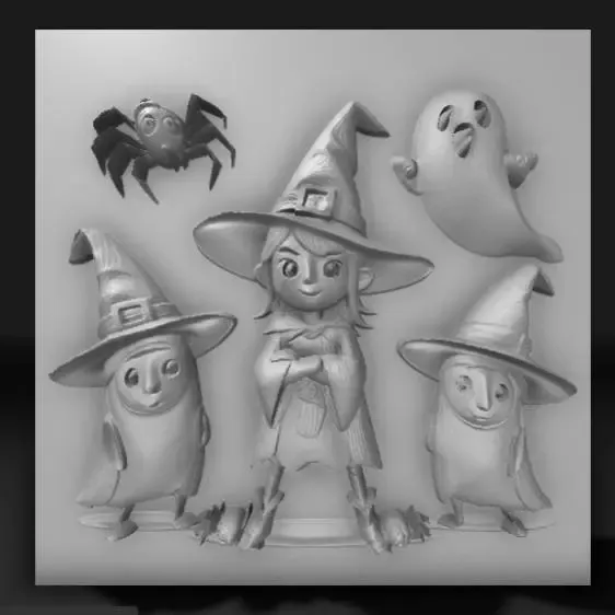 playful witches
