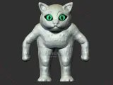Meme Cat Miniature Bust Sculpture Toy-1