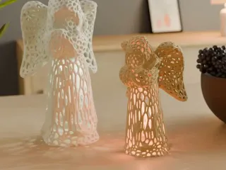 Voronoi Christmas Angel