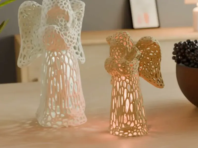 Voronoi Christmas Angel