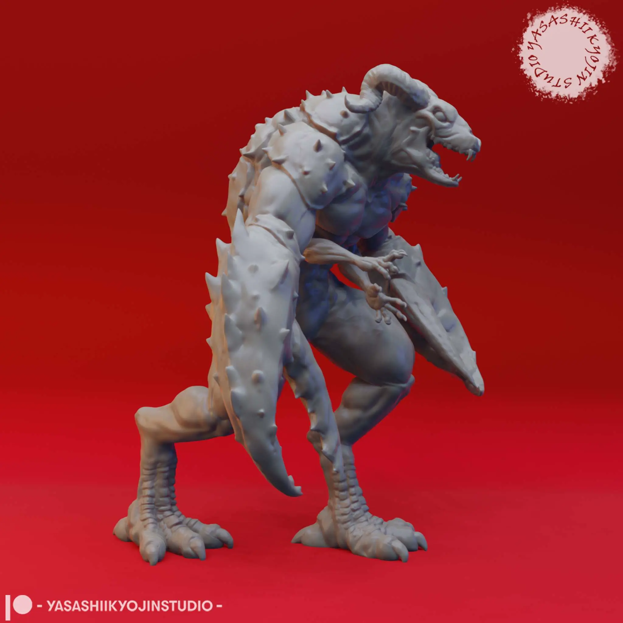 Glabrezu - Miniature de table (STL pré-supporté)