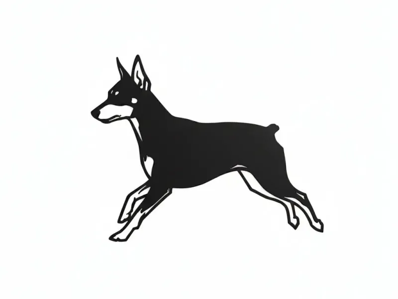 Miniature Pinscher wall deco art