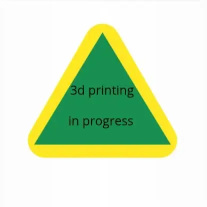 3d printing in progress door sign