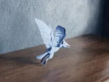 Low Poly Pterodactyl-4