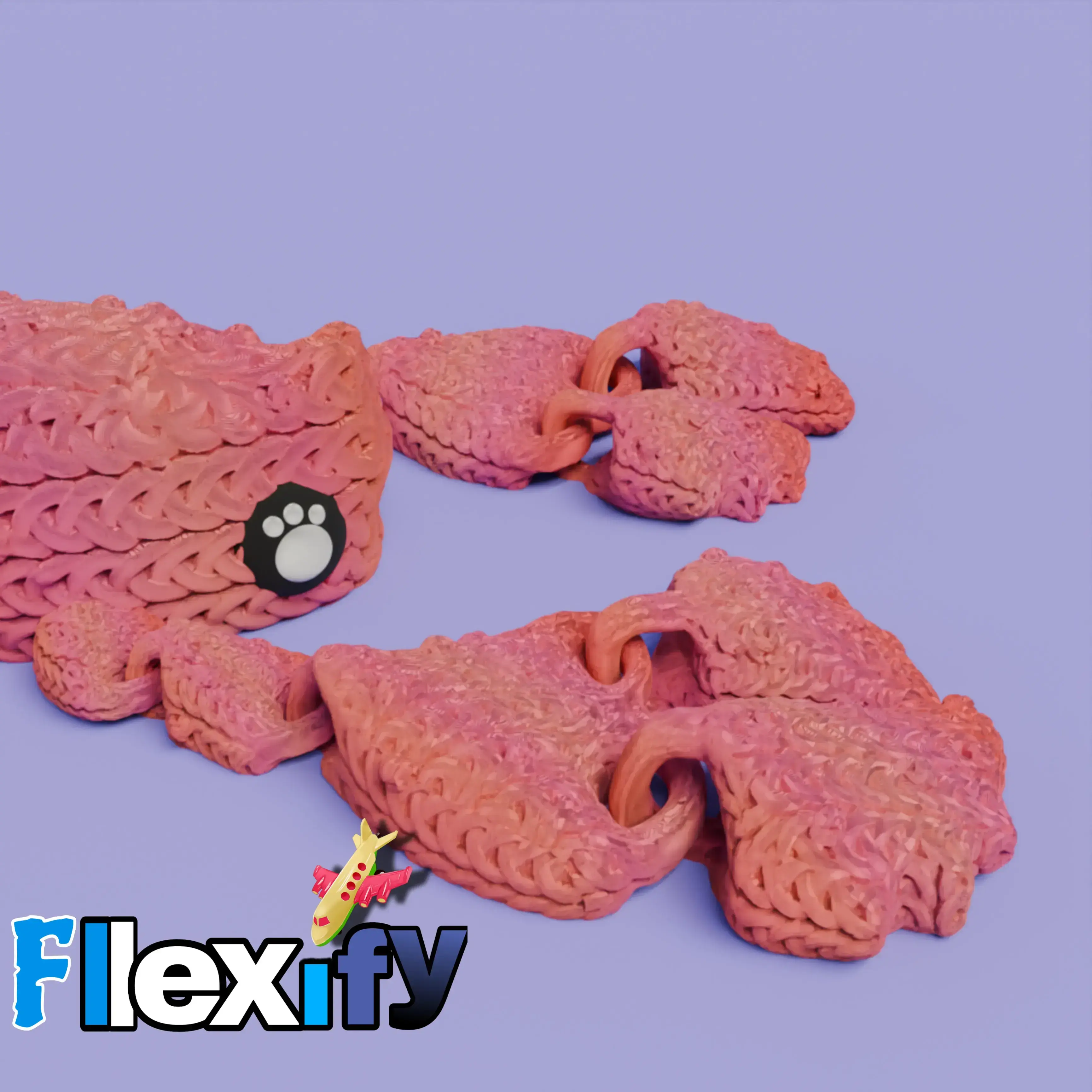 flexi knitted crab