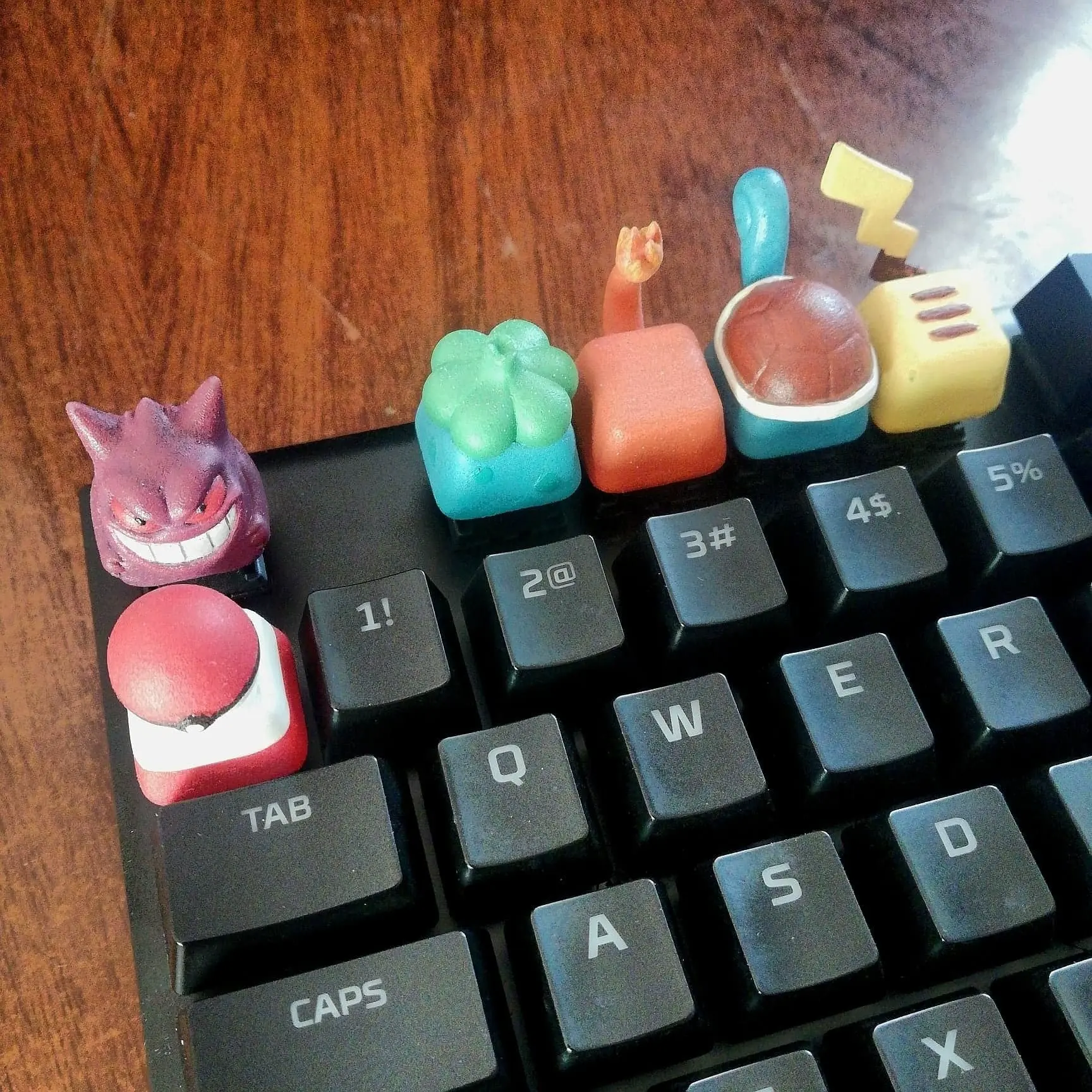 6 KEYCAPS FOR MECHANICAL KEYBOARD - POKE EDITION