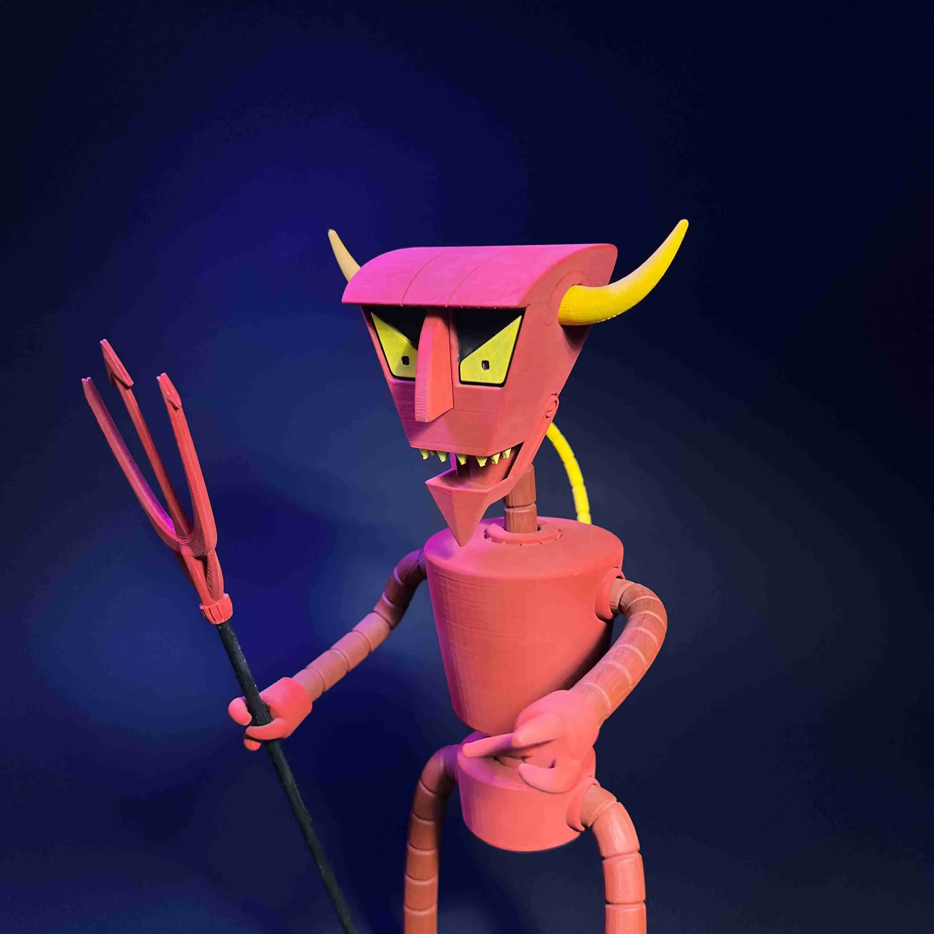 FUTURAMA 3D: Beelzebot (high detailed) Robot Devil