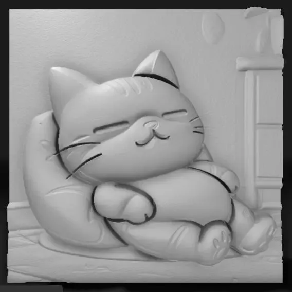 gloomy cat