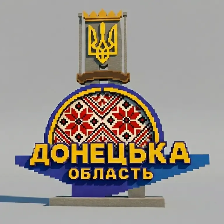 Стелла Донецької області Minecraft style