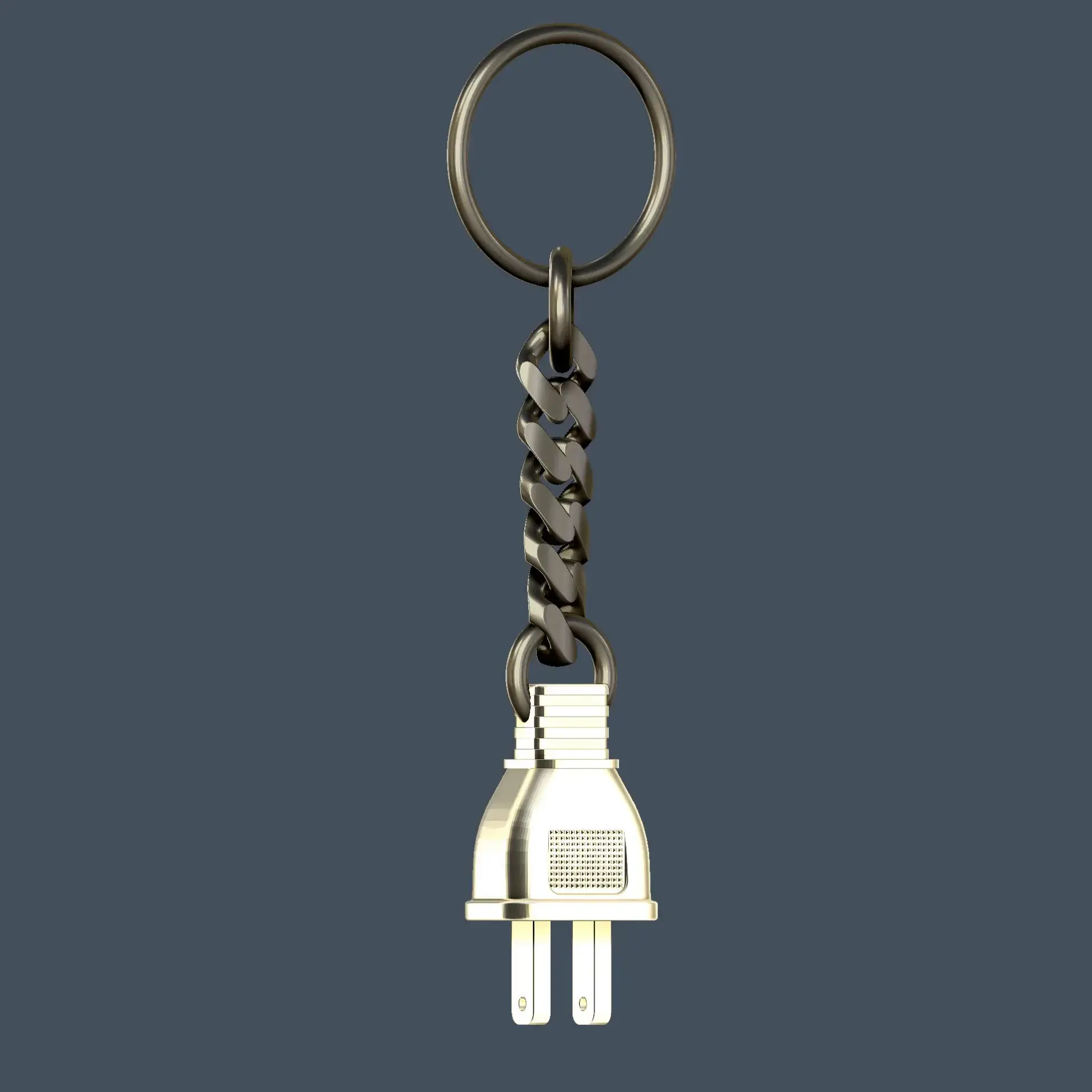 Plug Keychain Personal Accessories STL Download - Electric Plug Keychain RoZby RuslanOz