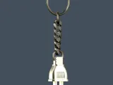Electric Plug Keychain RoZ-5