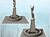 Urban statue with winged angel (3) - miniatures warhammer ta-3