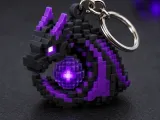 Llavero Dragón píxel Keychain-0
