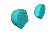 Rounded Ears for Motorcycle Helmets - Accessory-6