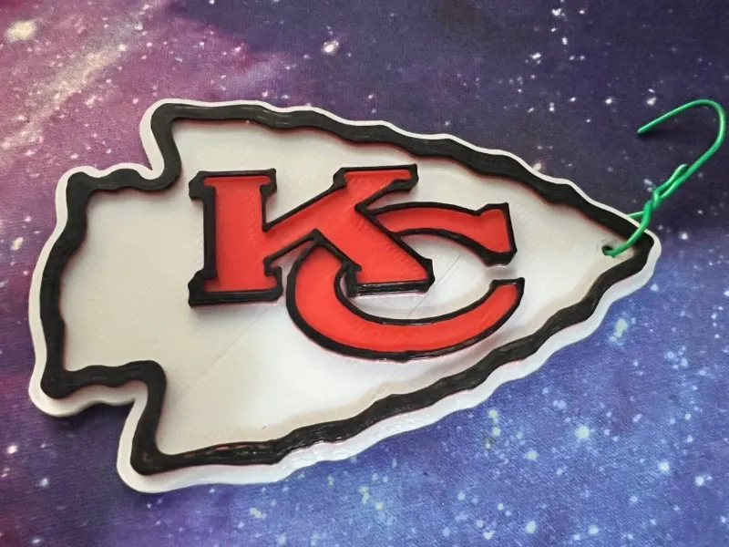 Kansas City Chiefs.  in layers to be able to print in colors