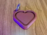 Heart Spinner Keychain – Interlocking Heart Fidget-1