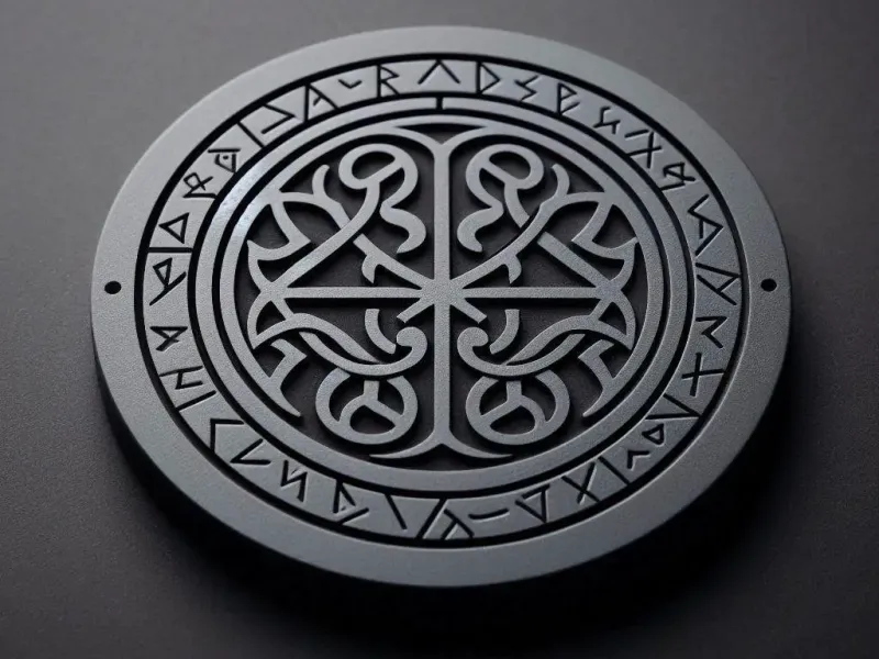 Drinks & Coffee Cup Coaster "Runestone" as unique Home Decor