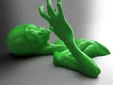 3D ALIEN WALL ART - PERFECT FOR HALLOWEEN! - *SUPPORT FREE*-4