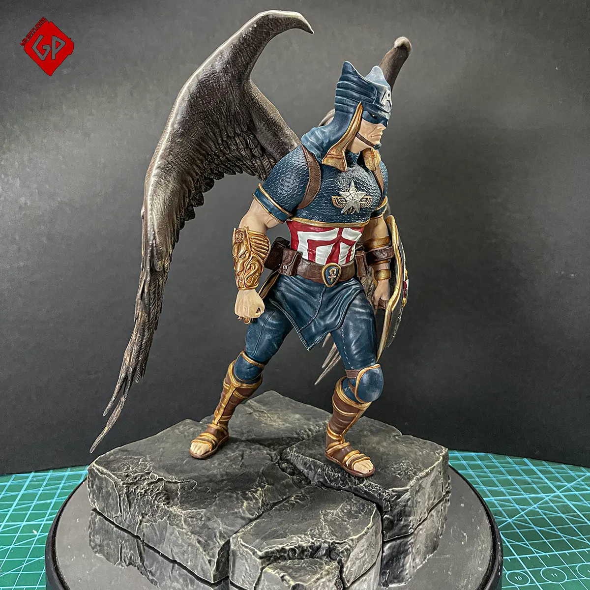 Captain America Egyptian God Themed - Listo para imprimir